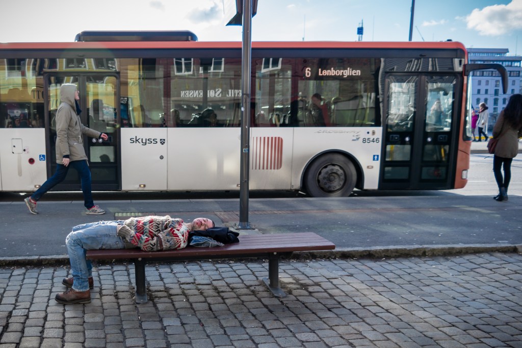 To be able to relax anywhere, is truly an art.